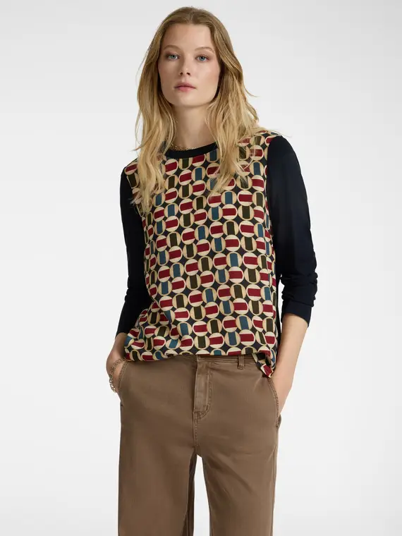 Elena Mirò T-shirt Donna Blu 4245105