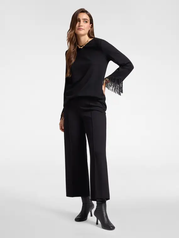 Elena Mirò T-shirt Donna Nero 4207587 miniatura 3