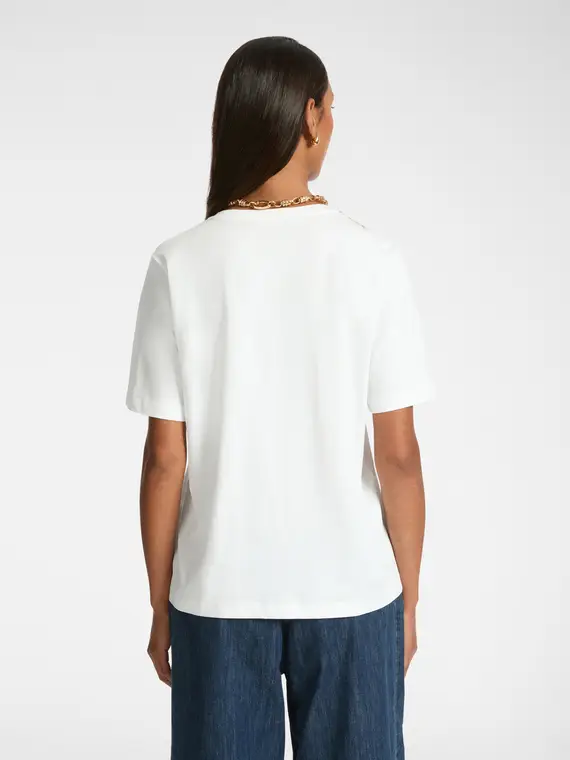 Elena Mirò T-shirt Donna Bianco 2521696 miniatura 2