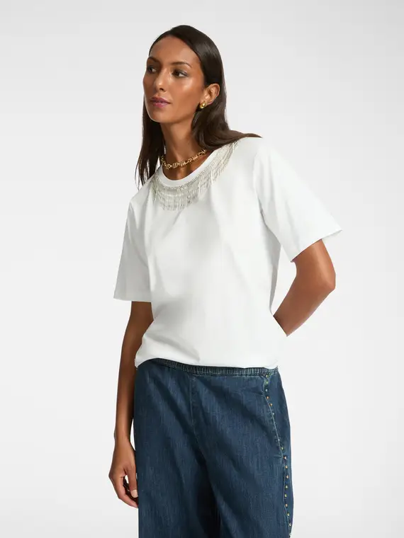 Elena Mirò T-shirt Donna Bianco 2521696