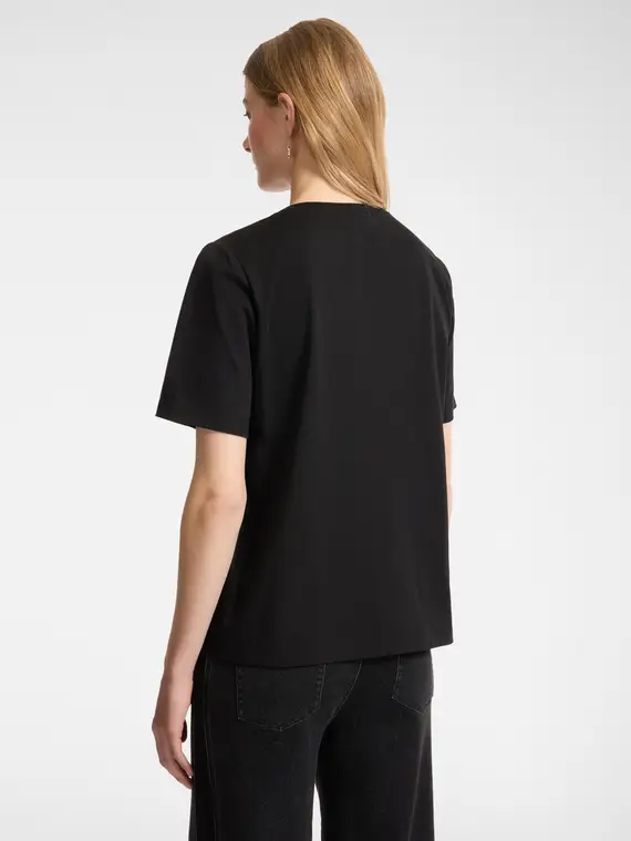 Elena Mirò T-shirt Donna Nero 2521697 miniatura 2