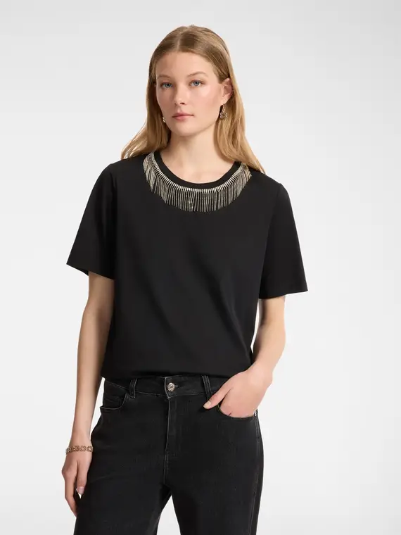 Elena Mirò T-shirt Donna Nero 2521697