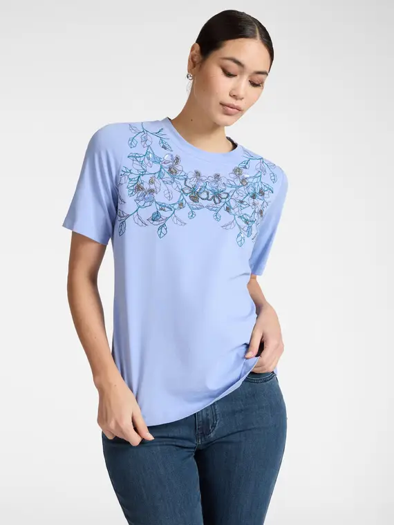 Elena Mirò T-shirt Donna Azzurro 4245109