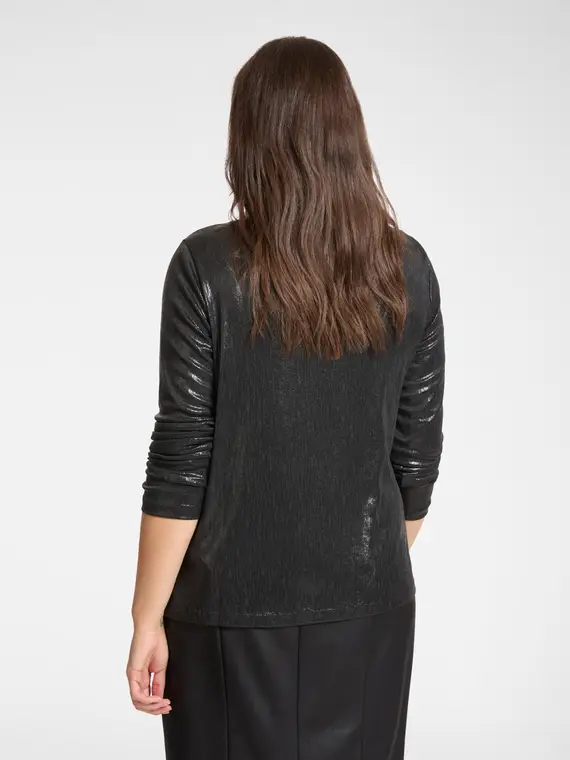 Elena Mirò T-shirt Donna Nero 3726081 miniatura 2