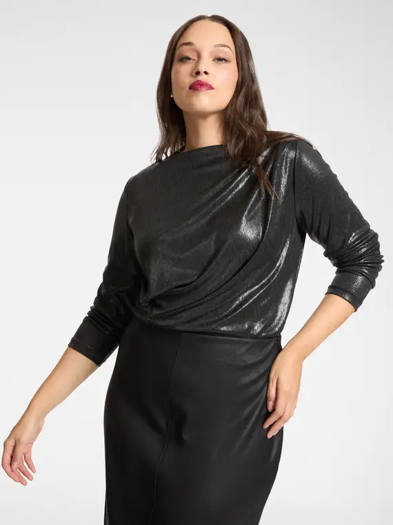 Elena Mirò T-shirt Donna Nero 3726081