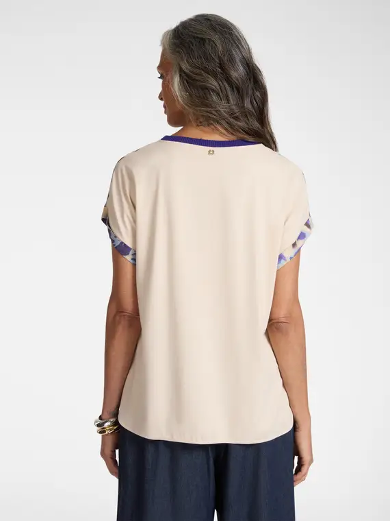 Elena Mirò T-shirt Donna Viola 4345229 miniatura 2