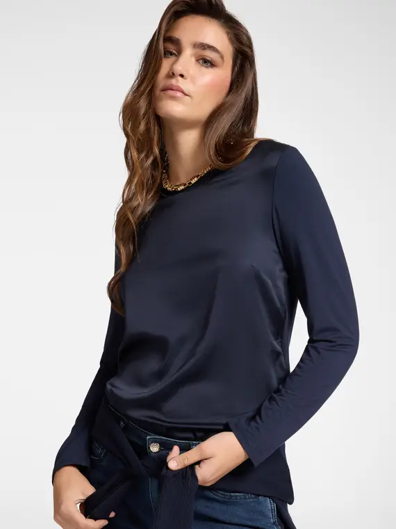 Elena Mirò T-shirt Donna Blu 4207586