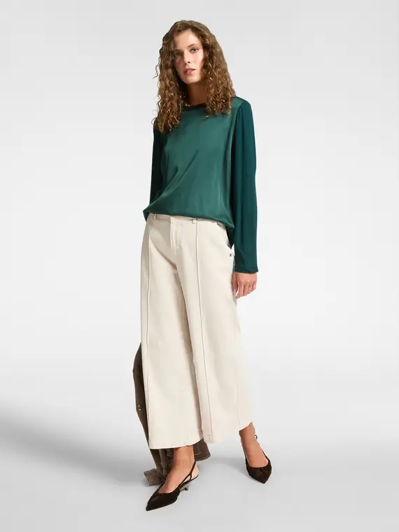 Elena Mirò T-shirt Donna Verde 4245102 miniatura 3