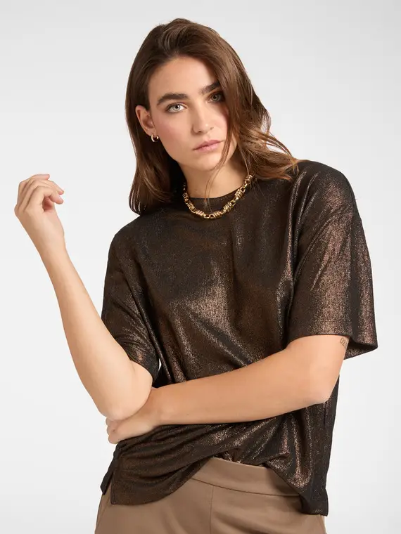 Elena Mirò T-shirt Donna Marrone 3779149