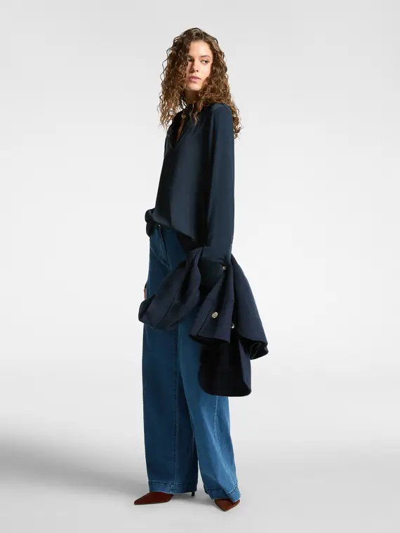 Elena Mirò T-shirt Donna Blu 2521689 miniatura 3