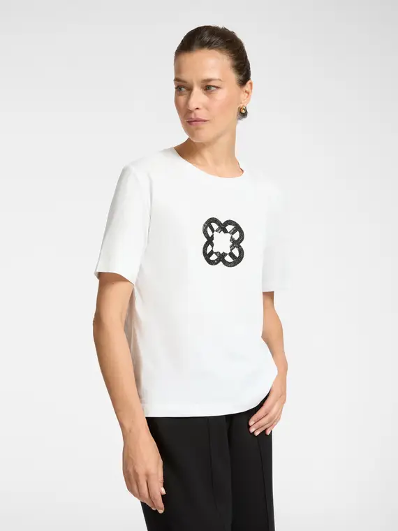Elena Mirò T-shirt Donna Bianco 2521692