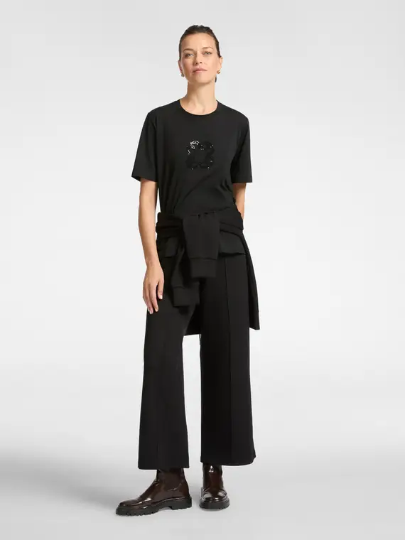 Elena Mirò T-shirt Donna Nero 2521695 miniatura 3