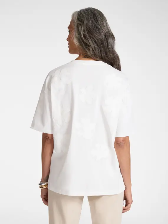 Elena Mirò T-shirt Donna Bianco 4345230 miniatura 2