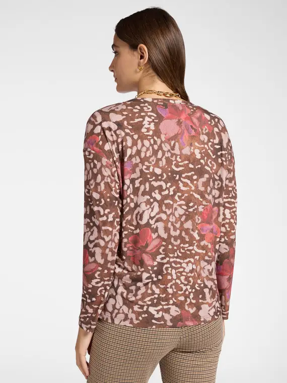 Elena Mirò T-shirt Donna Marrone 4207588 miniatura 2