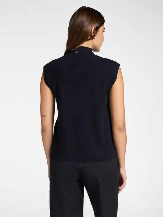 Elena Mirò Top Donna Blu 3172422 miniatura 2