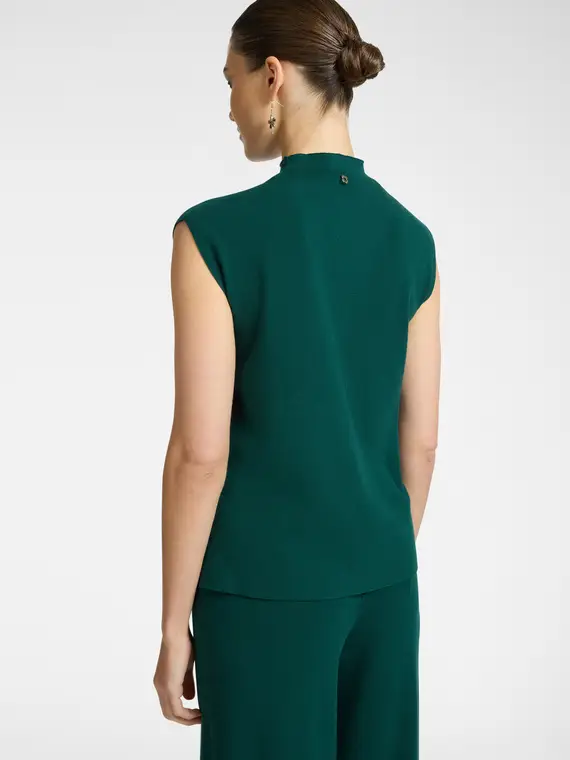 Elena Mirò Top Donna Verde 3172423 miniatura 2