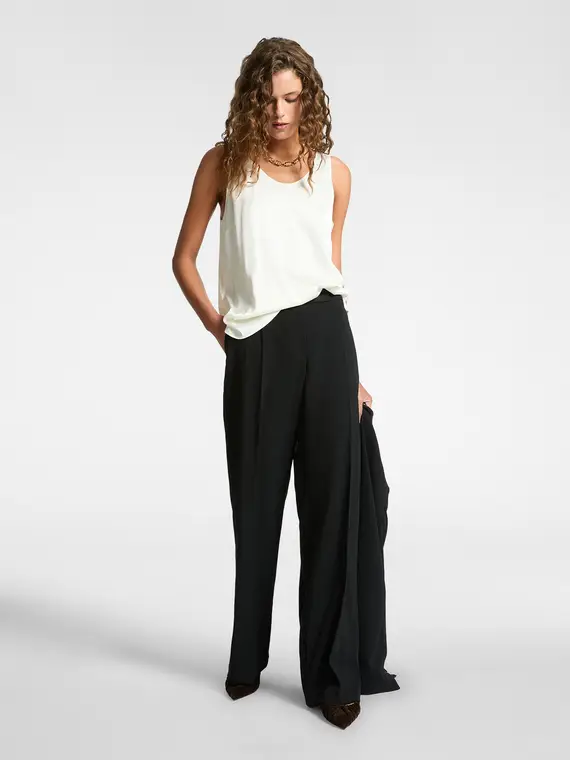 Elena Mirò Top Donna Bianco 4245082 miniatura 3