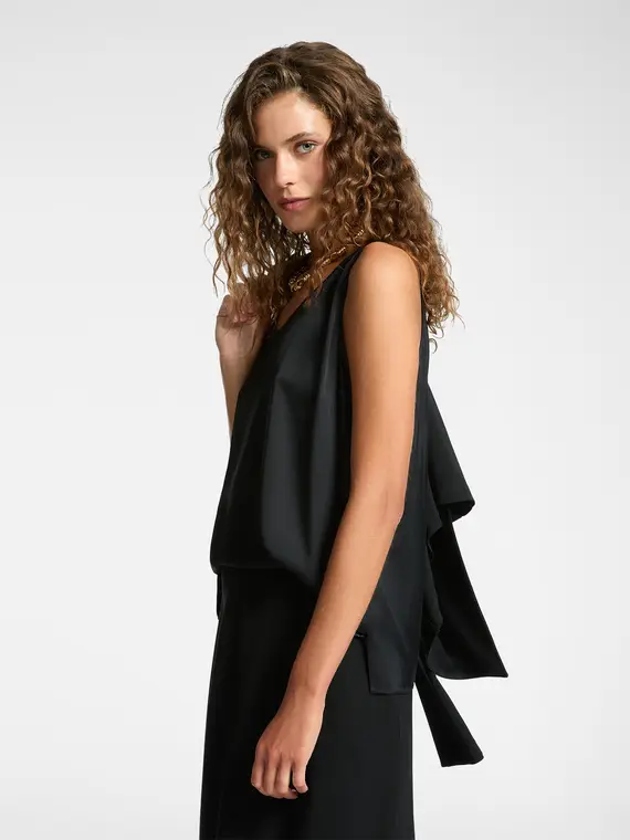 Elena Mirò Top Donna Nero 3455054