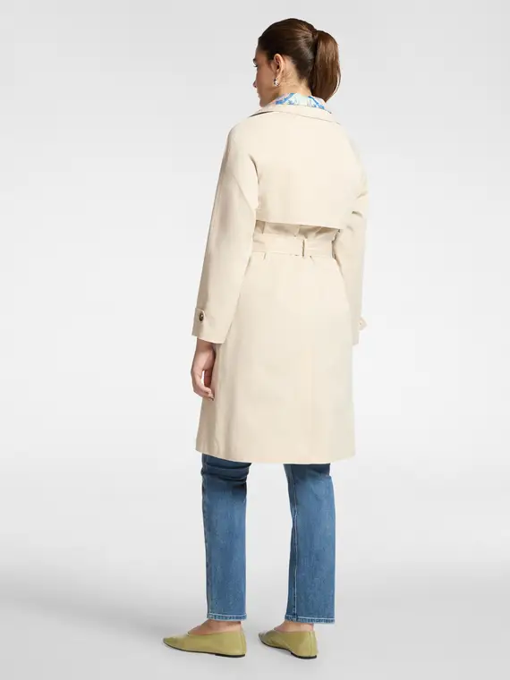 Elena Mirò Trench Donna Beige 4245091 miniatura 2