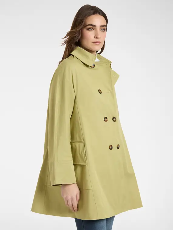 Elena Mirò Trench Donna Verde 4245090 miniatura 3