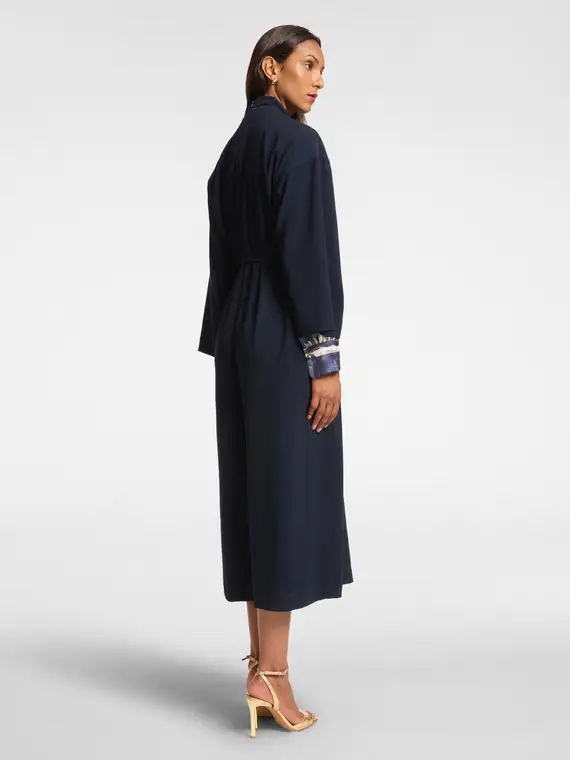 Tuta con cintura Donna, Blu (46-48 IT) miniatura 2