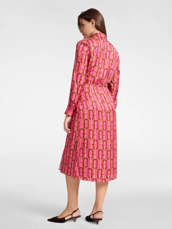 Wrap dress stampato Donna miniatura 2