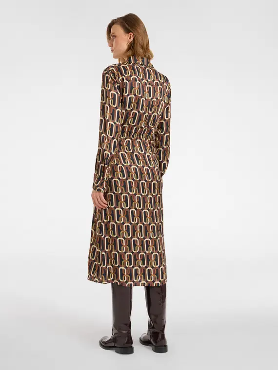 Wrap dress stampato Donna miniatura 2
