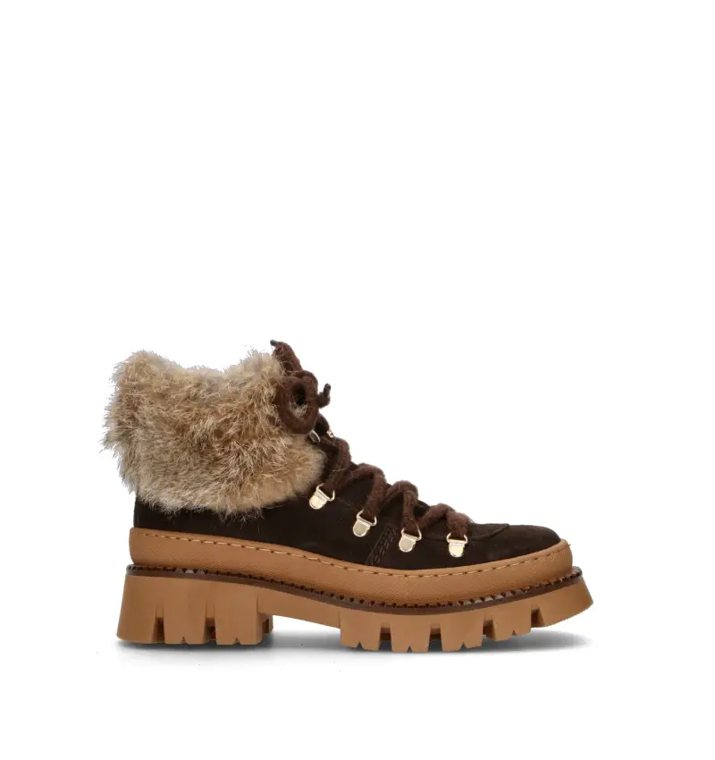 Polacco donna marrone in suede Vario