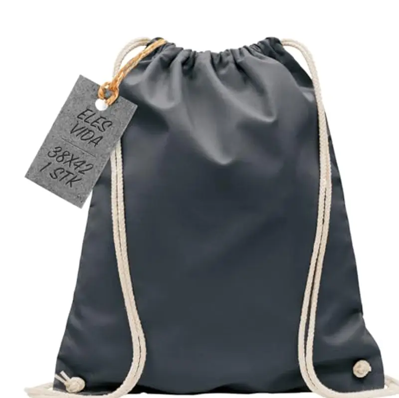 ELES VIDA Sacca in cotone da palestra, Zaino borsa in tessuto, borsa in cotone, borsa in juta Borsa in tessuto
