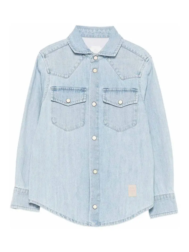 Camicia Denim Blu