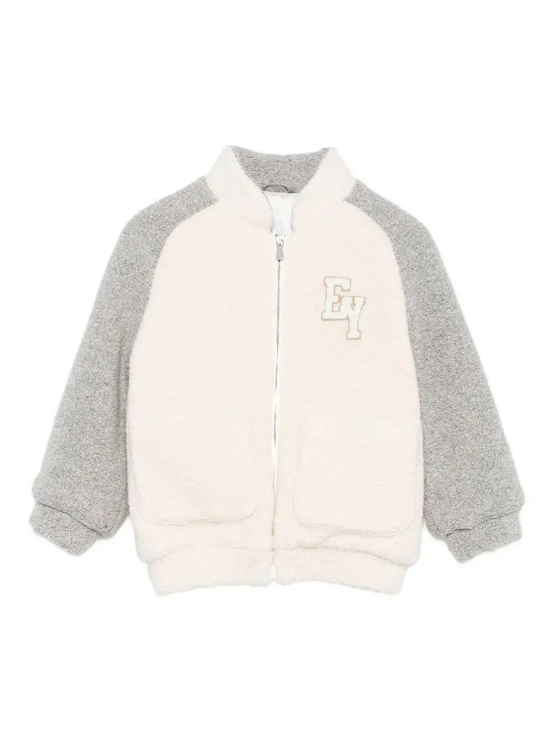 Giubbino Con Logo Crema