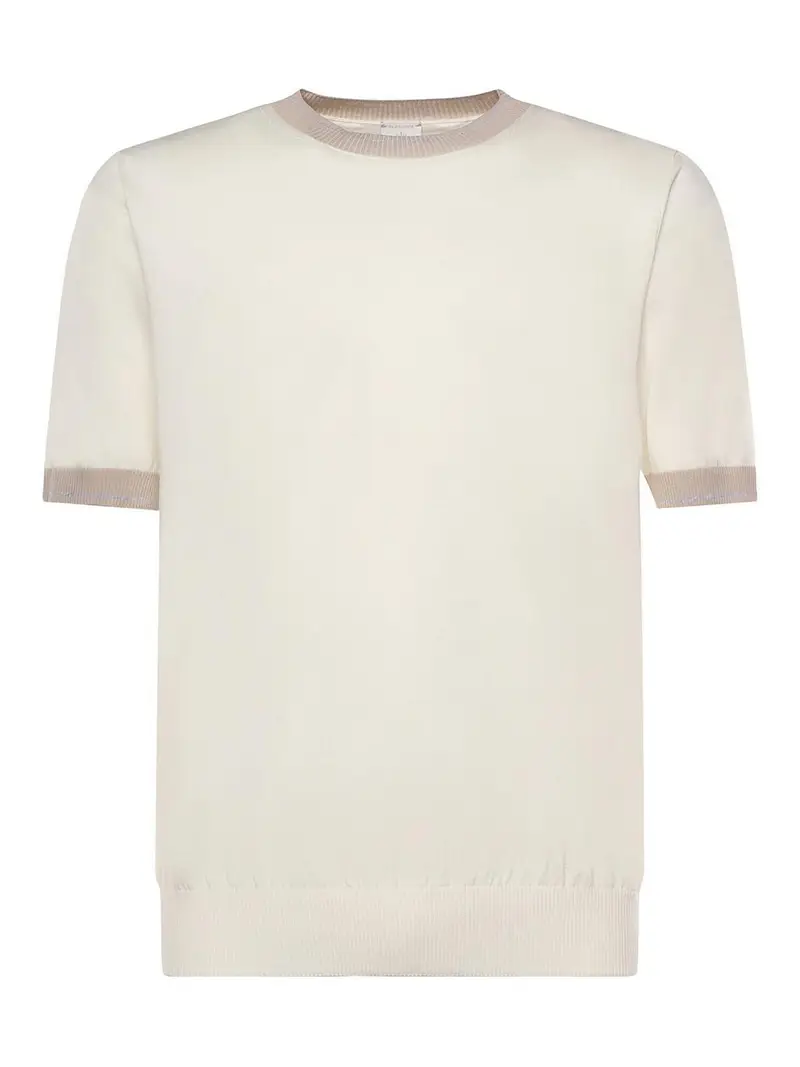 Maglietta in cotone Bianco