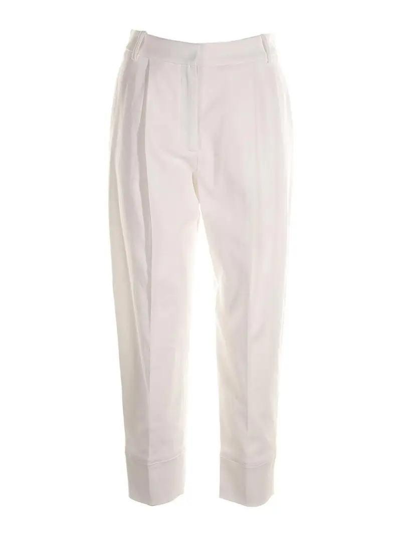 Pantalone Pince Bianco Crema