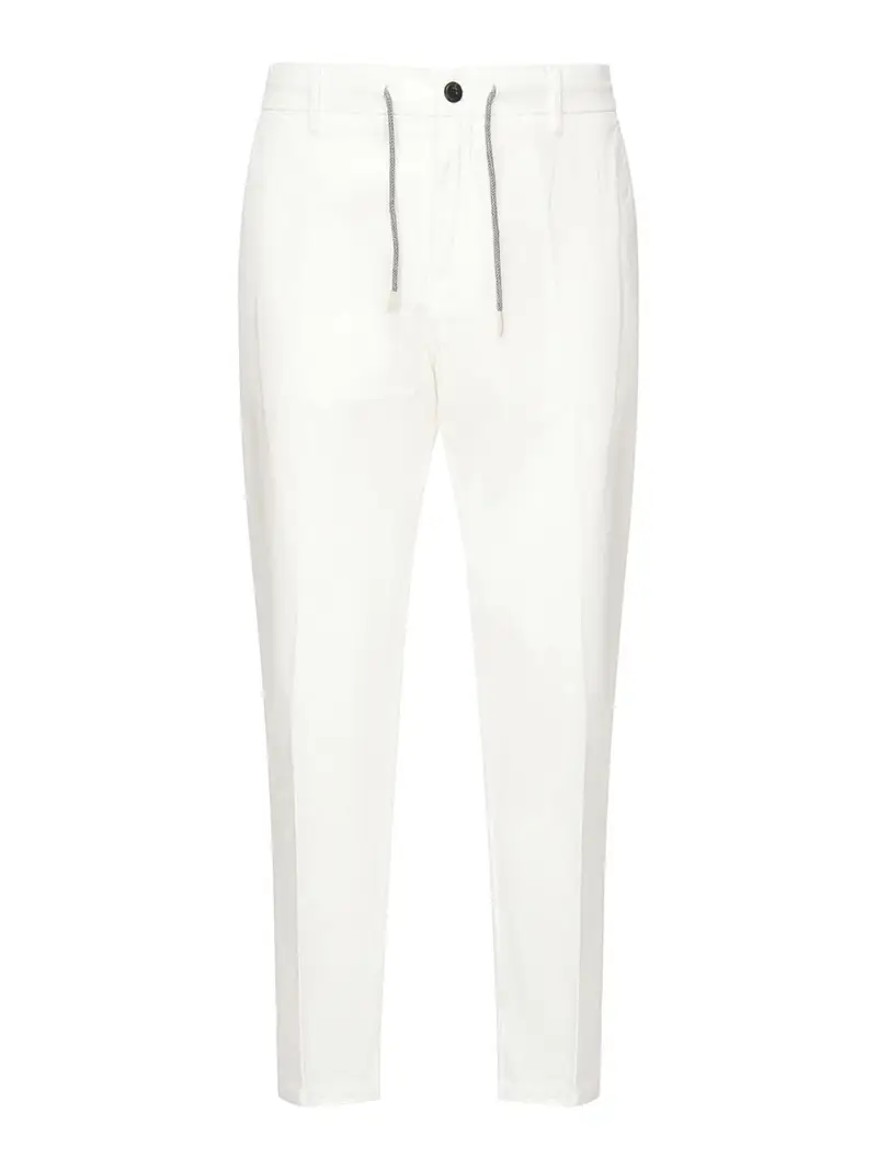 Pantaloni da jogging in cotone Bianco