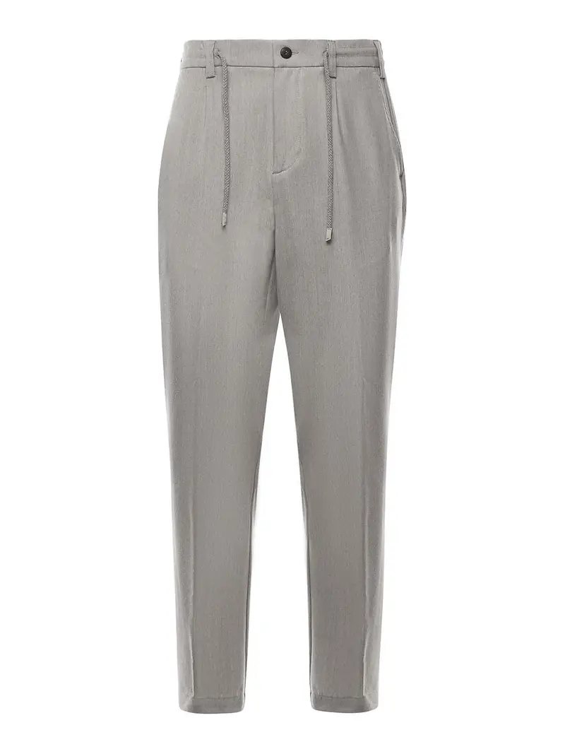 Pantaloni da jogging in lana Grigio