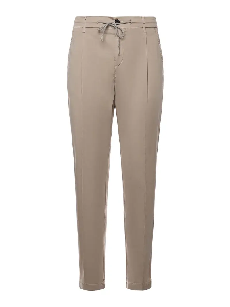 Pantaloni di cotone Beige