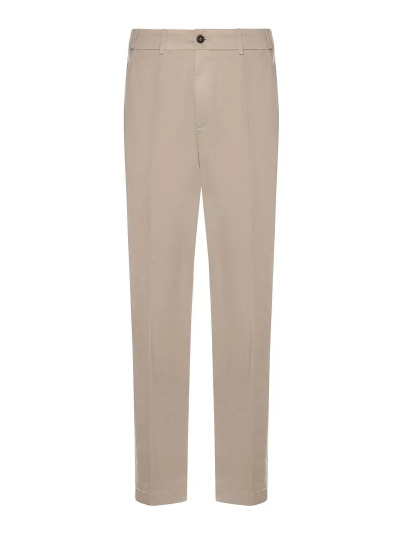 Pantaloni di cotone Beige