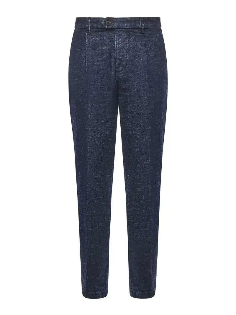 Pantaloni di cotone Blu