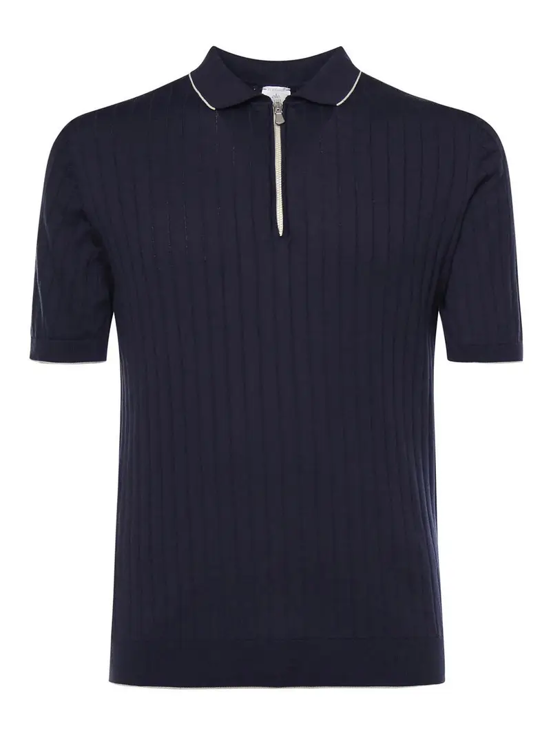Polo in cotone Blu