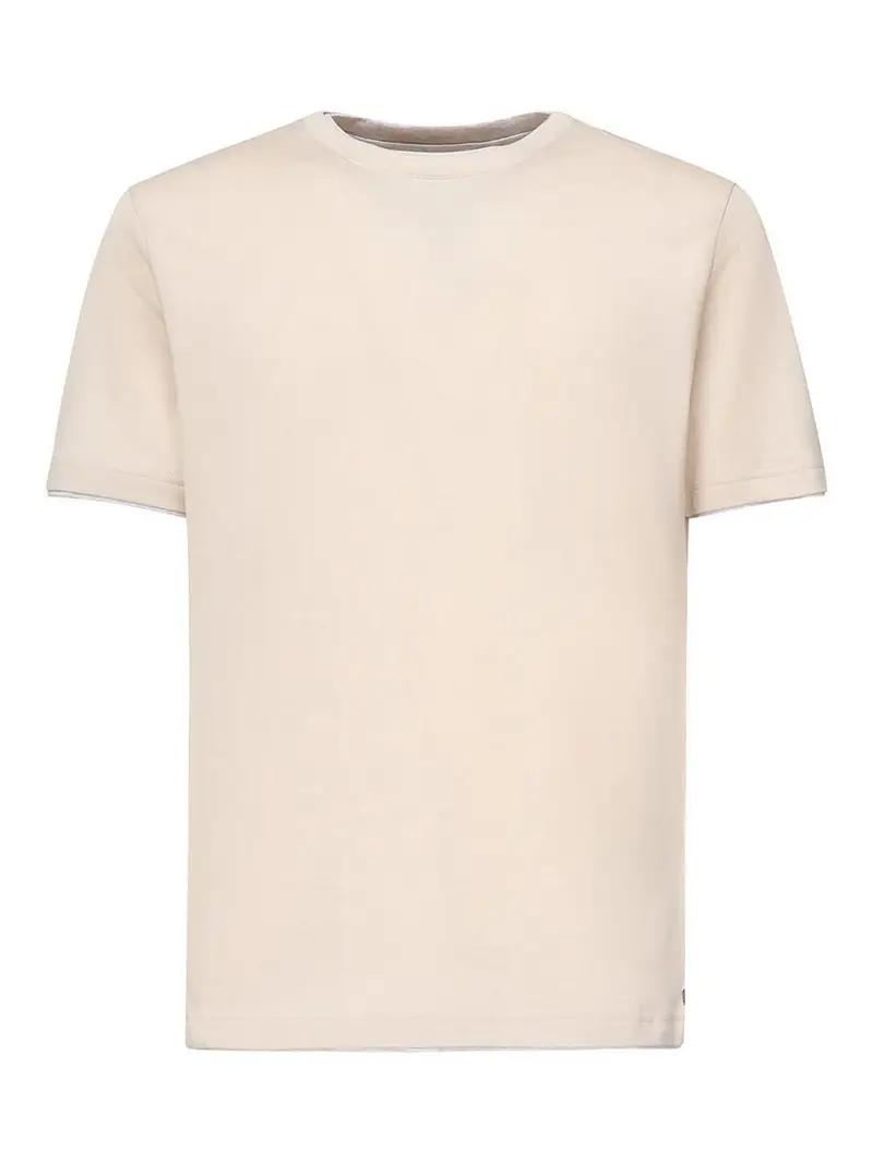 T-shirt in cotone Beige