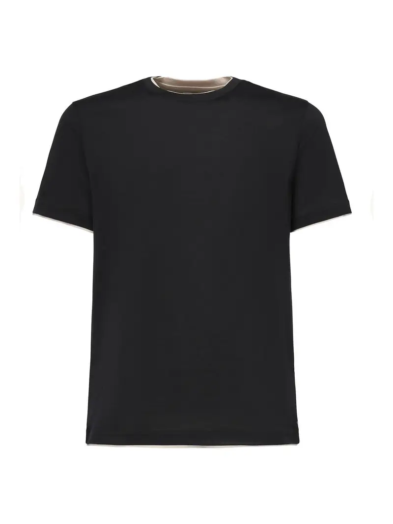 T-shirt in cotone Nero