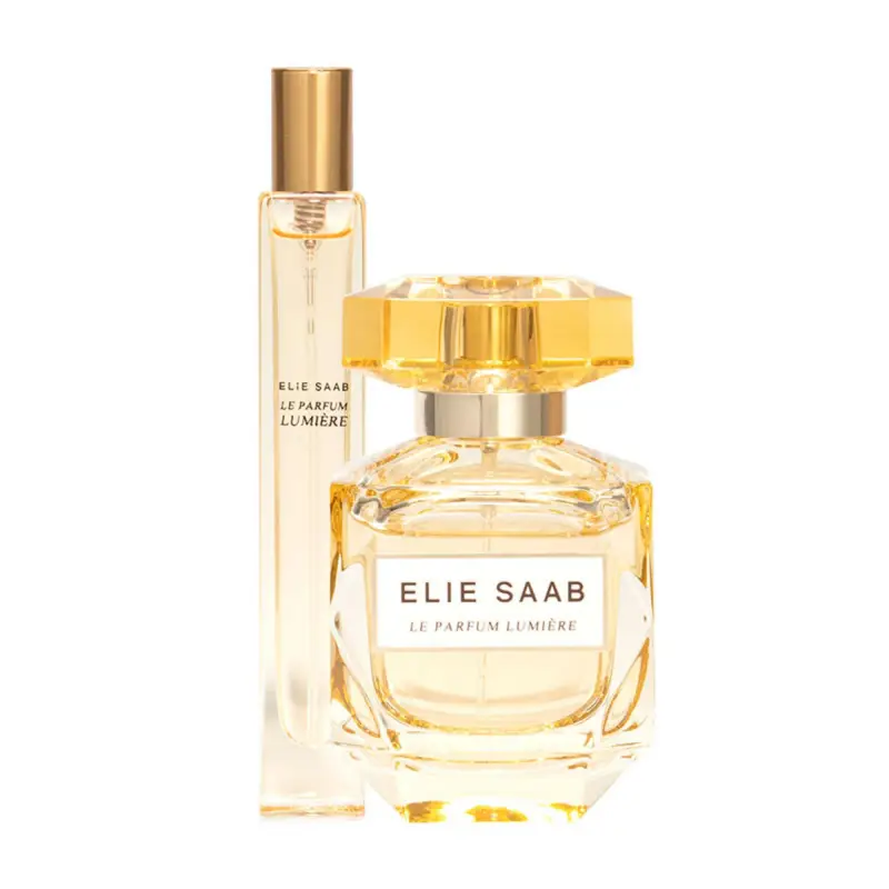 Set Elie Saab Le Parfum Lumiere Eau De Parfum da donna 50 ml + Le Parfum Lumiere Eau De Parfum da donna 10 ml