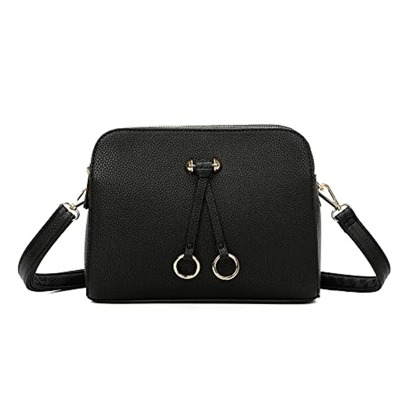 ELIOX Borsa a tracolla Donna Nero 758275 miniatura 2