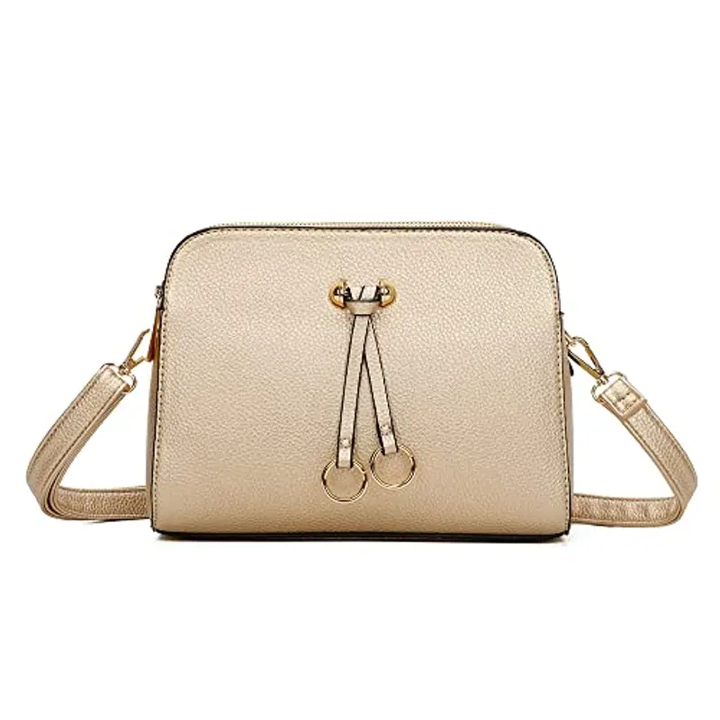 ELIOX Borsa a tracolla Donna Oro 2092642 miniatura 2