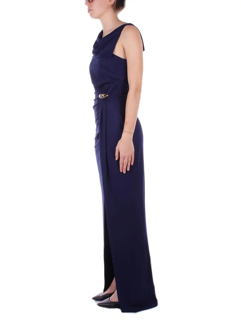 Abito Donna ELISABETTA FRANCHI Oltremare Dress carpet miniatura 2