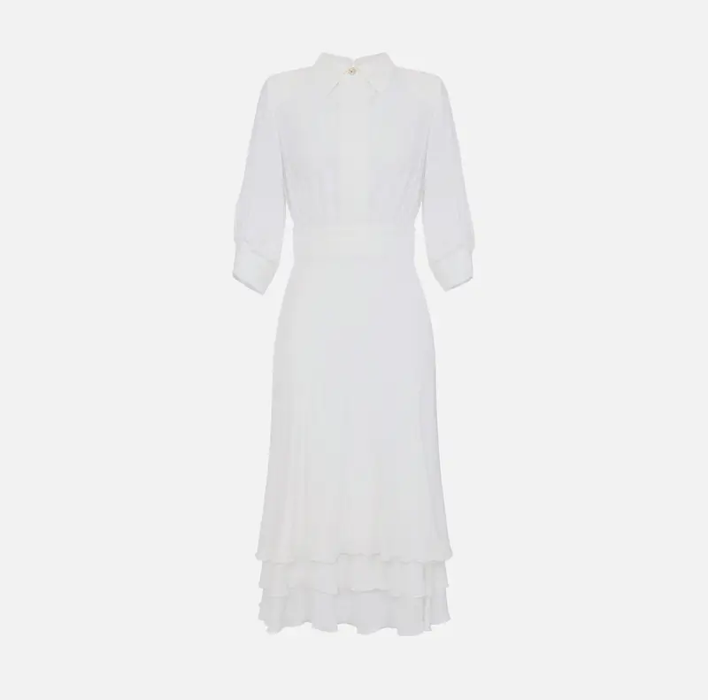 Abito in georgette di viscosa