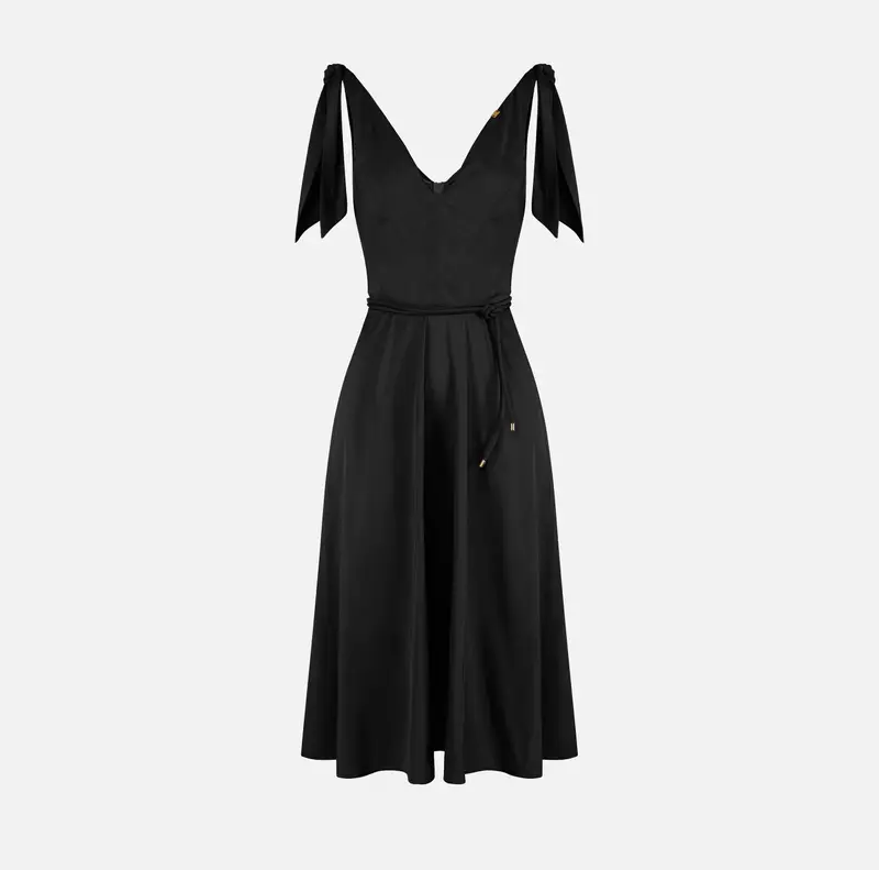 Abito in tessuto vela