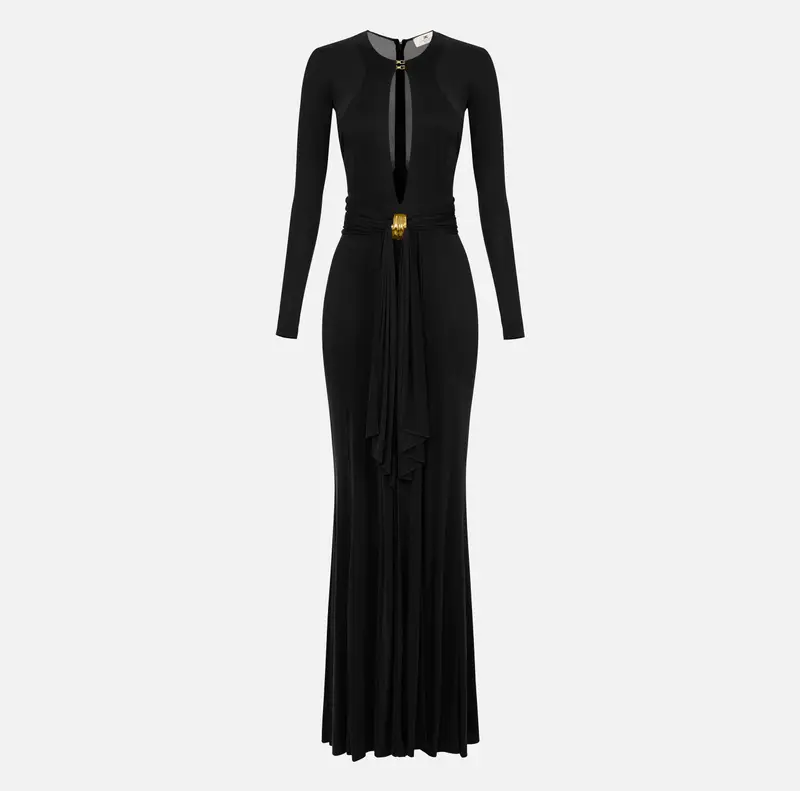 Abito Red Carpet in jersey cupro