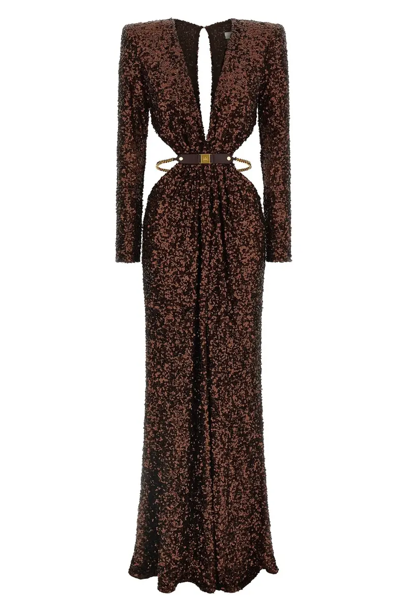 Abito Red Carpet Marrone