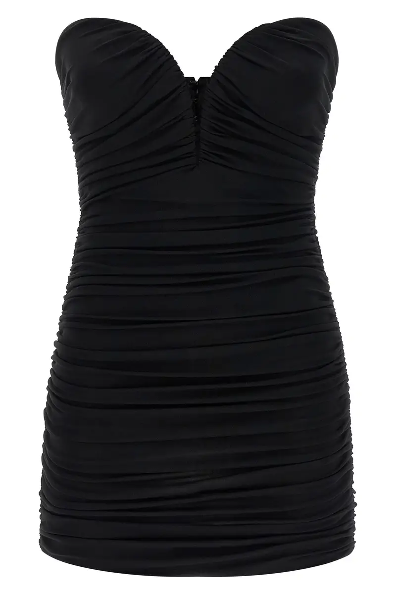 Abito Scollo A Cuore Nero